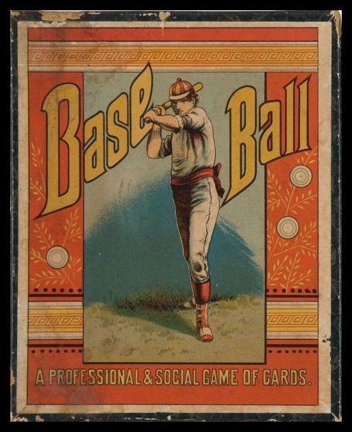 GAME 1884 Base Ball A Professional & Social Games of Cards